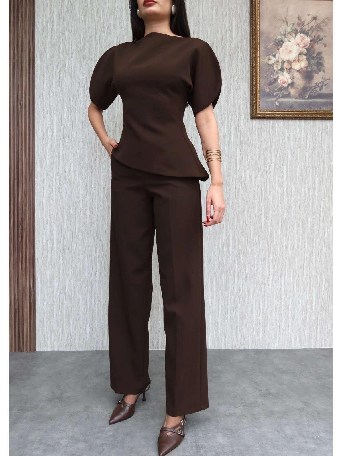 Mocha Sculpt Balon Kol Takım