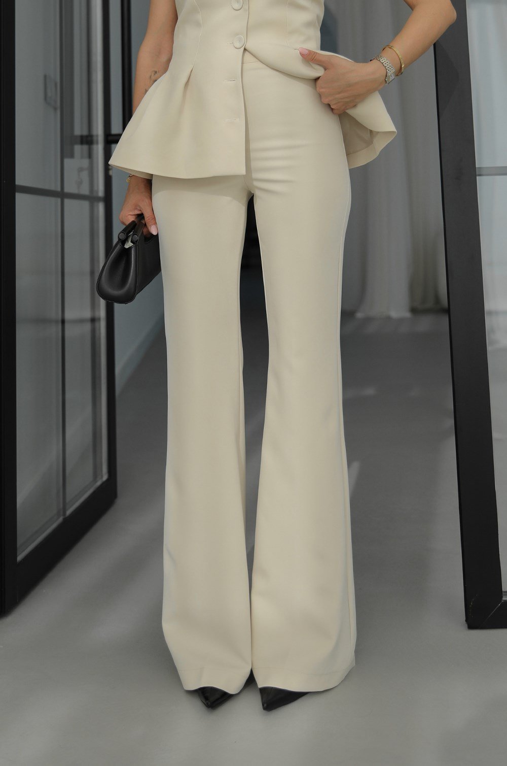 PEPLUM HALTER YAKA TAKIM - Görsel 7