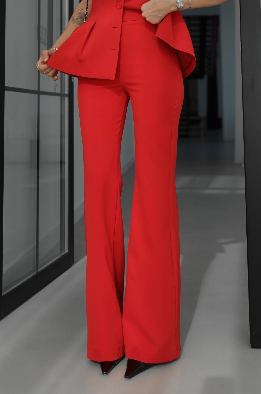 PEPLUM HALTER YAKA TAKIM - Görsel 10